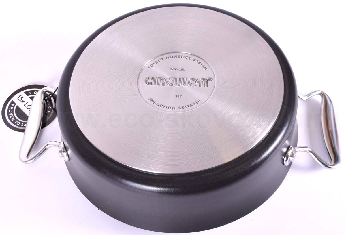 Сотейник 27см CIRCULON Style с антипригарным покрытием Total®, США