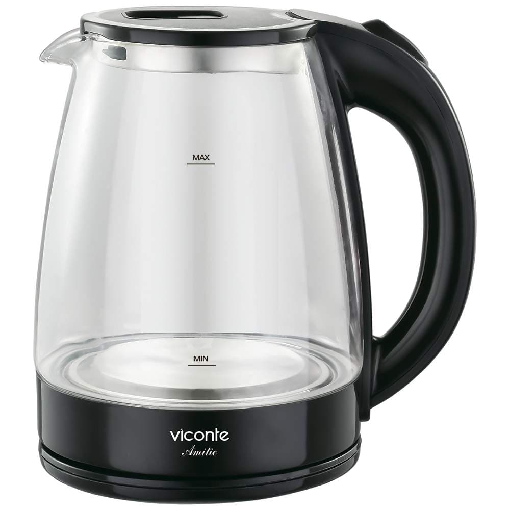 Чайник электрический 1,8л VICONTE VC3274 2200Вт стеклянный корпус, Россия