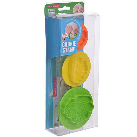 Формочки для мастики 3шт MAYER & BOCH M&B Molds пластиковые с поршнем Цветок