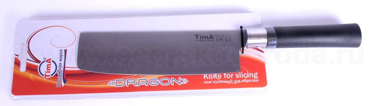 Нож сантоку топорик 17,8cм TIMA Dragon из нержавеющей стали 3Cr13
