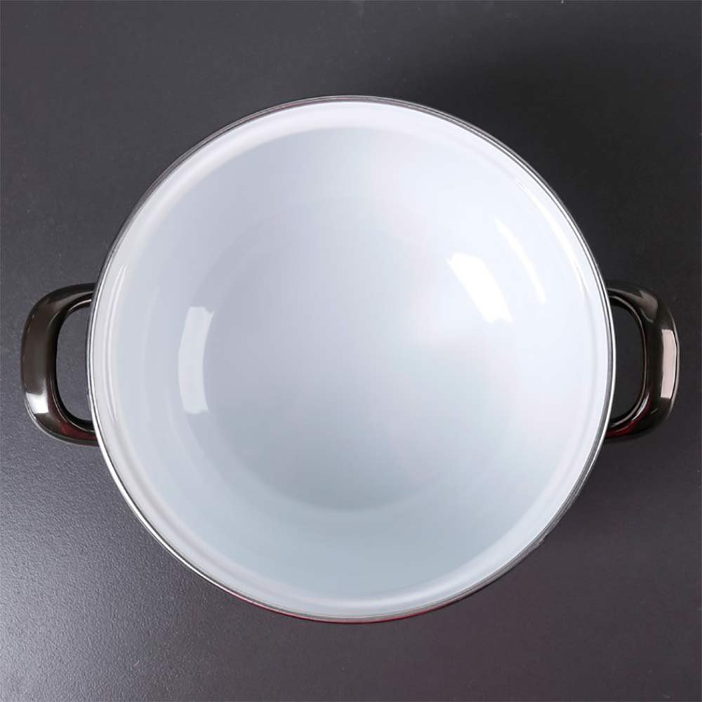 Кастрюля эмалированная 4,0л/20см INTEROS Металлик