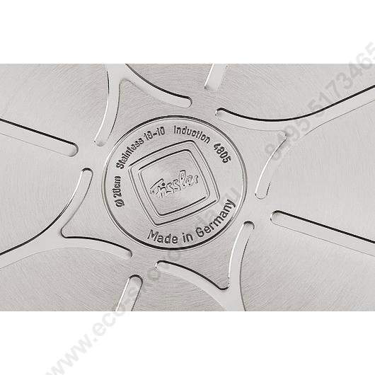 Кастрюля из нержавеющей стали 18/10 FISSLER Solea 24см/6,5л высокая, Германия