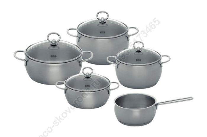Набор кастрюль из нержавеющей стали 18/10 FISSLER C+S Royal 5 предметов, Германия