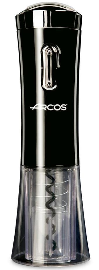 Штопор электрический ARCOS Kitchen gadgets с зарядным устройством черный, Испания