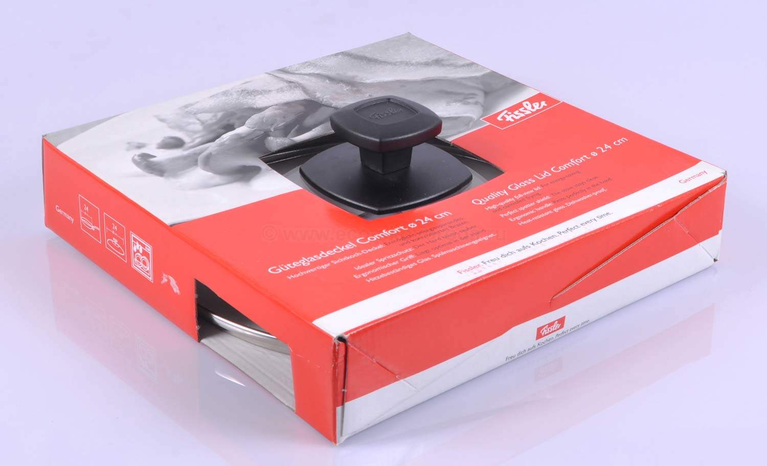 Крышка 24см стеклянная FISSLER Comfort