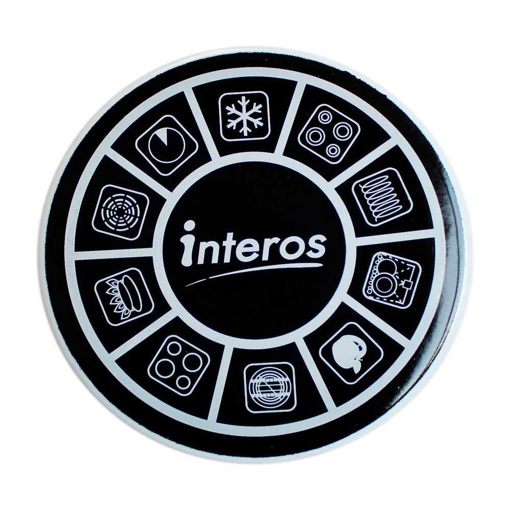 Кастрюля эмалированная 2,1л/16см INTEROS Розы