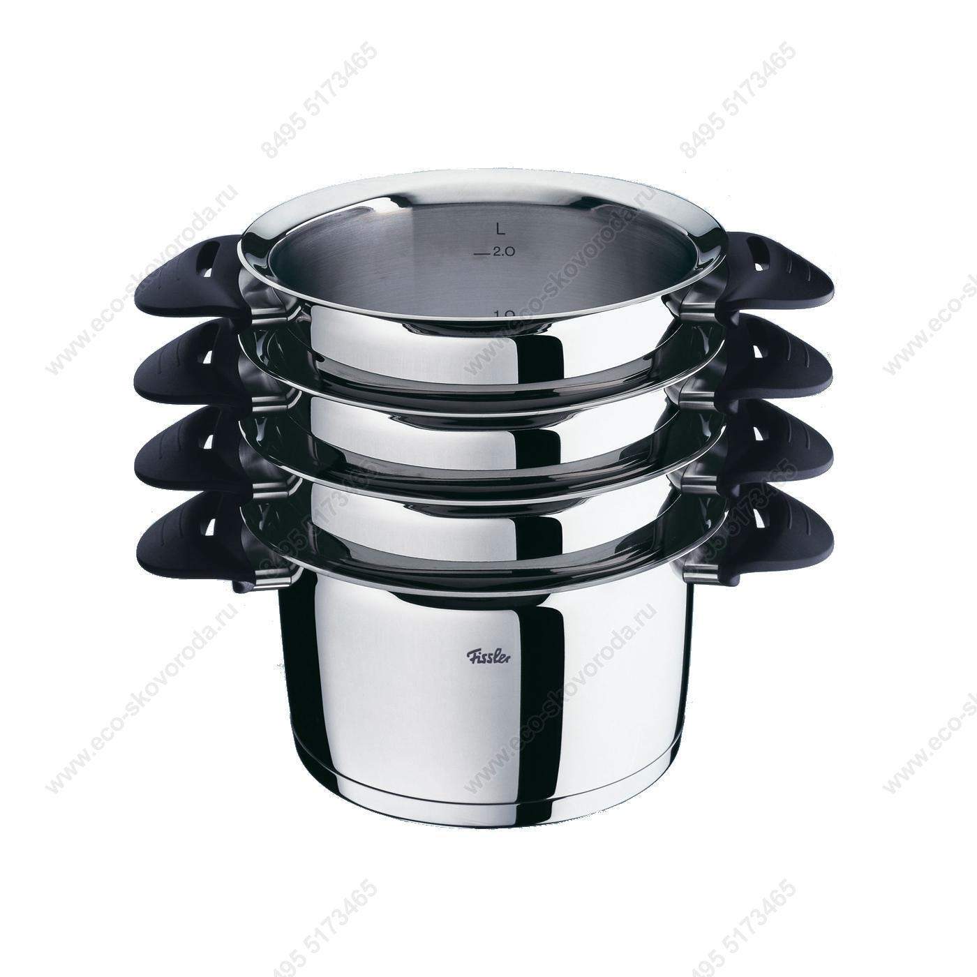 Кастрюля из нержавеющей стали 18/10 FISSLER Intensa 20см/4,1л высокая, Германия