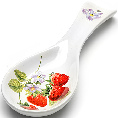 Подставка для ложки 24,7см LORAINE Strawberry доломит
