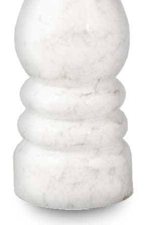 Мельница для специй TIMA 18см белый мрамор