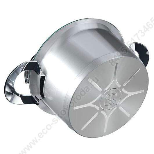 Кастрюля из нержавеющей стали 18/10 FISSLER Solea 20см/2,3л низкая, Германия