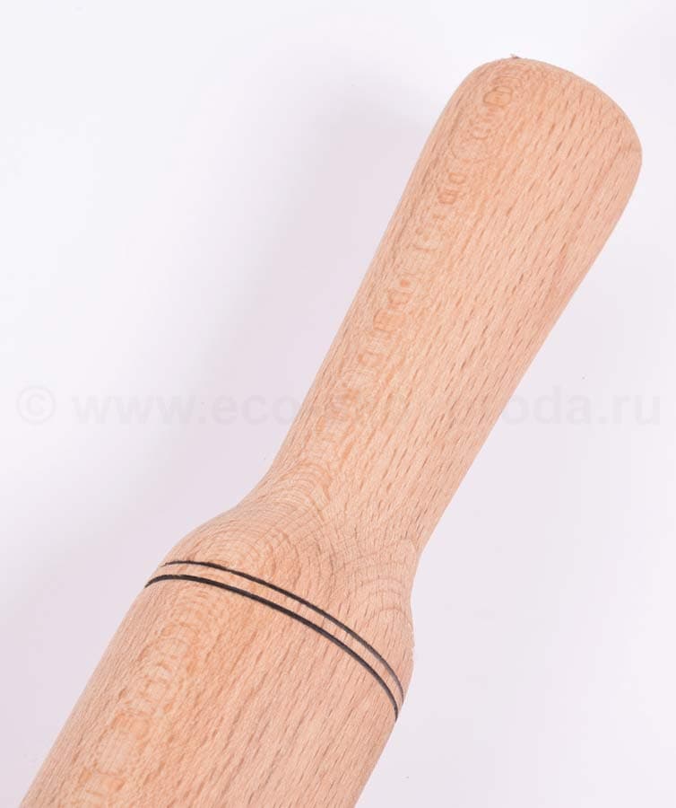 Скалка из дерева 43*4см большая ХОЗЯЮШКА Бук, Россия
