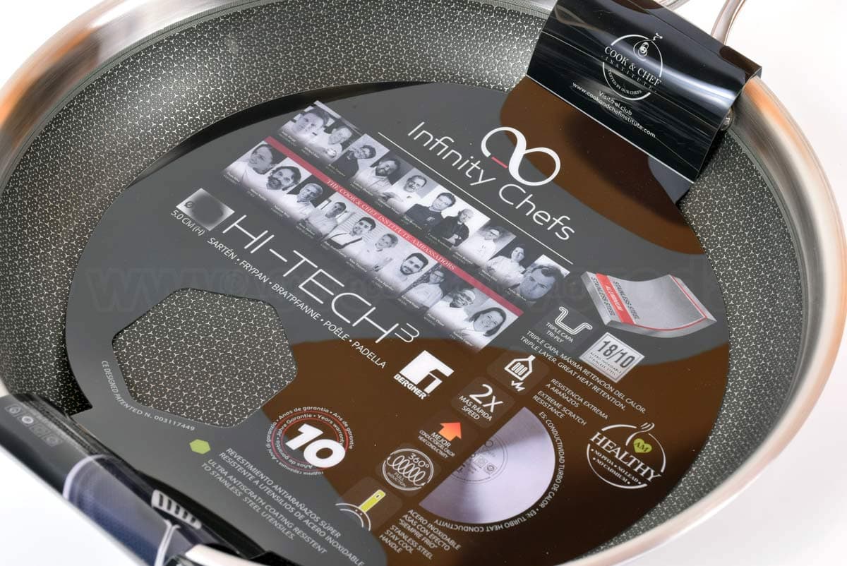 Сковорода 24см BERGNER Hi-Tech3 из нержавеющей стали 18/10