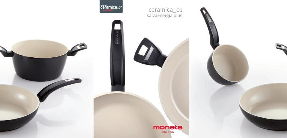 Ковш 16см MONETA Salvaenergia Plus Ceramica с керамическим покрытием Ceramica_01, Италия