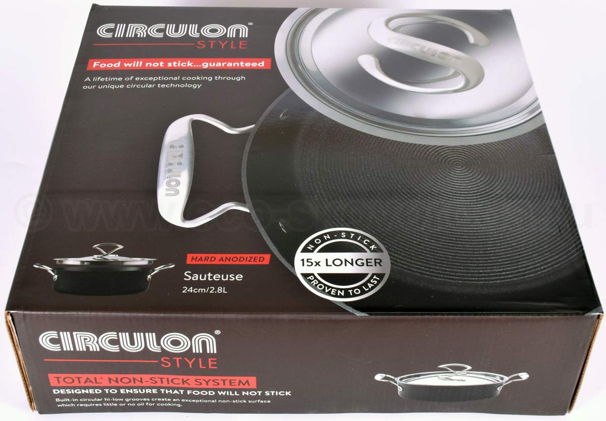Сотейник 20см CIRCULON Style с антипригарным покрытием Total®, США