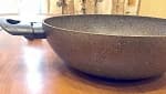 Фото покупателя Сковорода вок сотейник 28см TIMA/TVS Art Granit с каменным покрытием Durit Select Pro, Италия