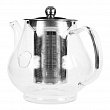 Дополнительное изображение Чайник заварочный стеклянный 1л TIMA Каркаде с ситом из нержавеющей стали