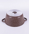 Дополнительное изображение Кастрюля с крышкой 2л/22см ТМ ТРАДИЦИЯ Доломит с каменным покрытием, Россия