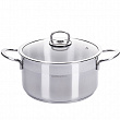 Дополнительное изображение Кастрюля 4,2л/22см MAYER & BOCH из нержавеющей стали со стеклянной крышкой, Турция
