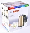 Дополнительное изображение Чайник электрический 1,7л BOSCH 2200Вт металлический корпус золотистый, Германия