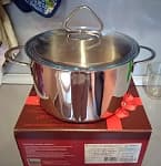 Фото покупателя Кастрюля 18см/2,5л ГУРМАН Стекло из нержавеющей стали с крышкой