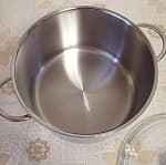 Фото покупателя Кастрюля 20см/3,5л ГУРМАН Стекло из нержавеющей стали с крышкой