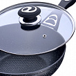 Дополнительное изображение Сковорода ВОК с крышкой 24см/2,4л MAYER & BOCH алюминий с каменным антипригарным покрытием