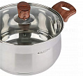 Дополнительное изображение Кастрюля 2,4л/18см КАТУНЬ Прима нержавеющая сталь, Россия