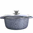 Дополнительное изображение Кастрюля 3,2л/22см MAYER & BOCH литой алюминий с каменным антипригарным покрытием, серая