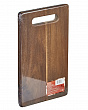 Дополнительное изображение Разделочная доска деревянная 25*15*1.6см Gungnir Акация с ручкой