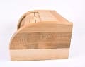 Дополнительное изображение Хлебница из дерева 29*23*15см малая ХОЗЯЮШКА Бук, Россия