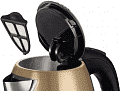 Дополнительное изображение Чайник электрический 1,7л BOSCH 2200Вт металлический корпус золотистый, Германия