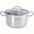 Дополнительное изображение Кастрюля 6,3л/24см MAYER & BOCH из нержавеющей стали с индукционным дном