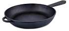 Сковорода СИТОН Термо 24см чугунная с чугунной ручкой