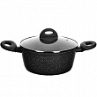 Дополнительное изображение Кастрюля 3,3л/22см MAYER & BOCH литой алюминий с каменным антипригарным покрытием, черная