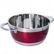 Дополнительное изображение Кастрюля 2,3л/18см MAYER & BOCH из нержавеющей стали со стеклянной крышкой, красная