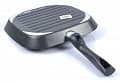 Дополнительное изображение Сковорода гриль TVS Basilico 28х28см с антипригарным покрытием IperTek, Италия