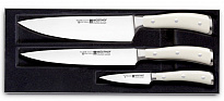 : 3  WUESTHOF Ikon Cream White  -  X50CrMoV15, 