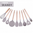 Дополнительное изображение Кисточка силиконовая Appetite Skandy ручка дерево