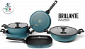 Дополнительное изображение Сотейник сковорода 28cм TVS Brillante Induction с антипригарным покрытием Diamantek, Италия