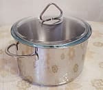 Фото покупателя Кастрюля 20см/3,5л ГУРМАН Стекло из нержавеющей стали с крышкой