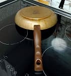 Фото покупателя Сковорода со съемной ручкой 24см TIMA/TVS Art Granit INDUCTION с каменным покрытием, Италия