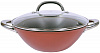 Основное изображение Сковорода вок 28см MAYER & BOCH чугунная с крышкой красная